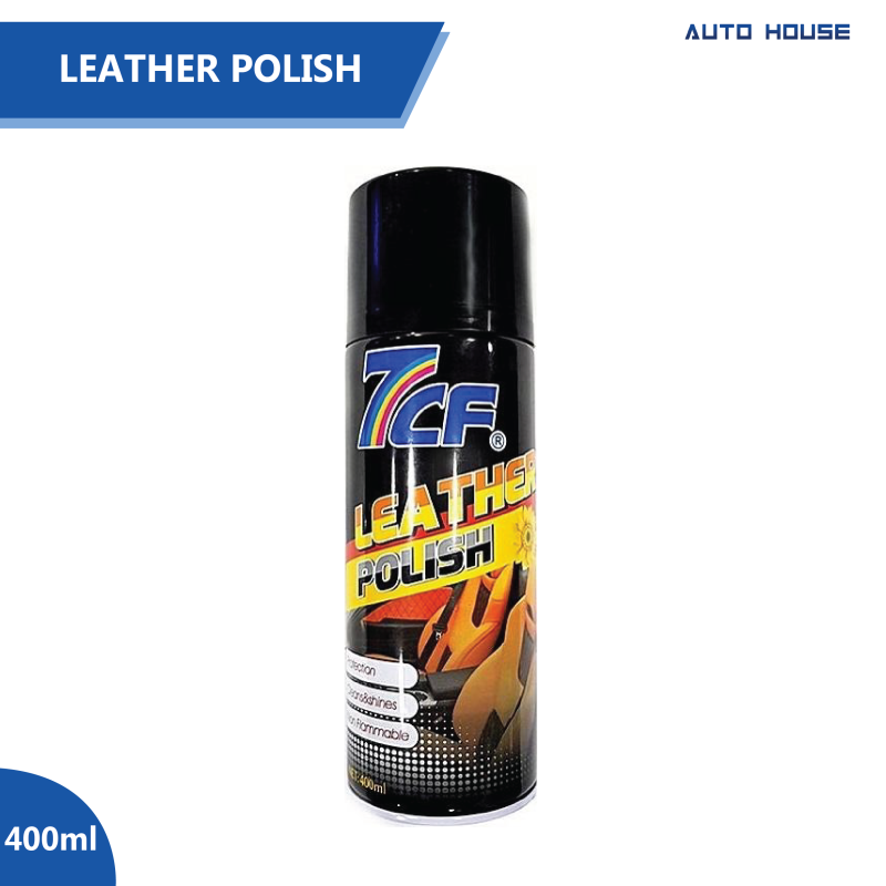 7CF Leather Polish Matt Finish Spray 400 ml