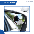 Car Round Mirror Rear View 2pcs