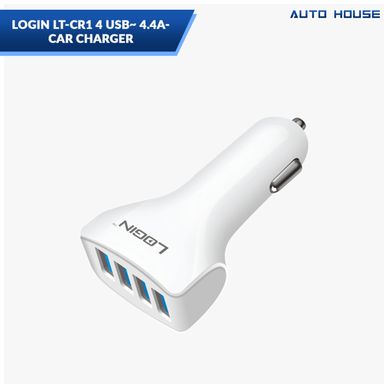 Car Charger Login LT-CR1 4 USB~ 4.4A-