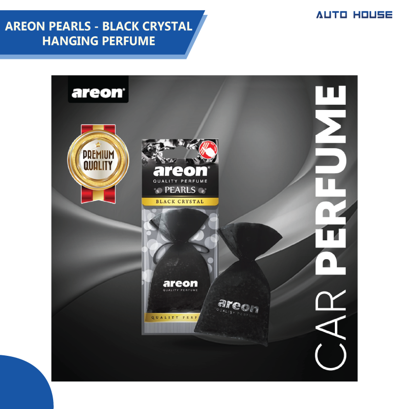 Areon Pearls Black Crystal Hanging Perfume
