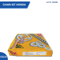 CK Motorcycle Chain & Sprocket Kit Honda CG125 (Made In Malaysia)