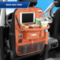  Car Back Seat Organizer With Foldable Table Tray