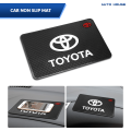 Toyota Car Non Slip Sticky Dashboard Mat - Large Size Black Color