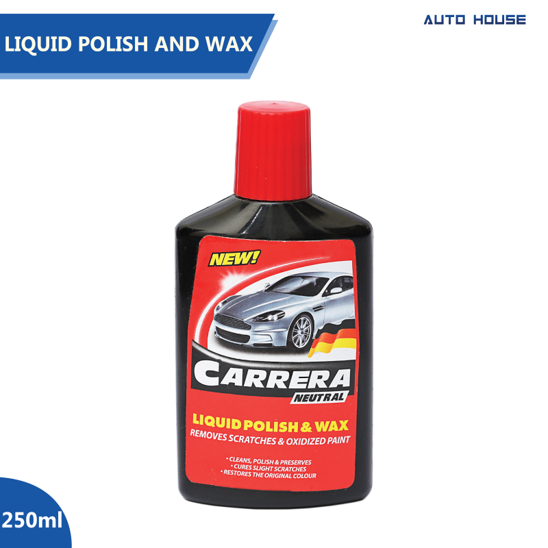 Carrera Liquid Polish & Wax Eliminate Scratches and Oxidized Paint Automotive Cleaning Polish 250 ml