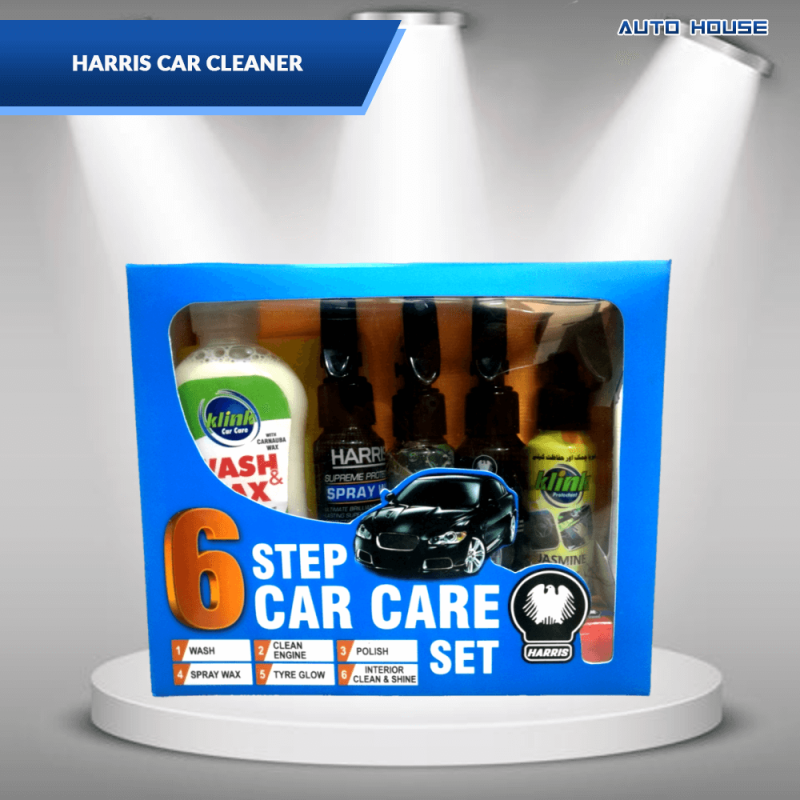 Harris 6 Step Car Cleaner Set