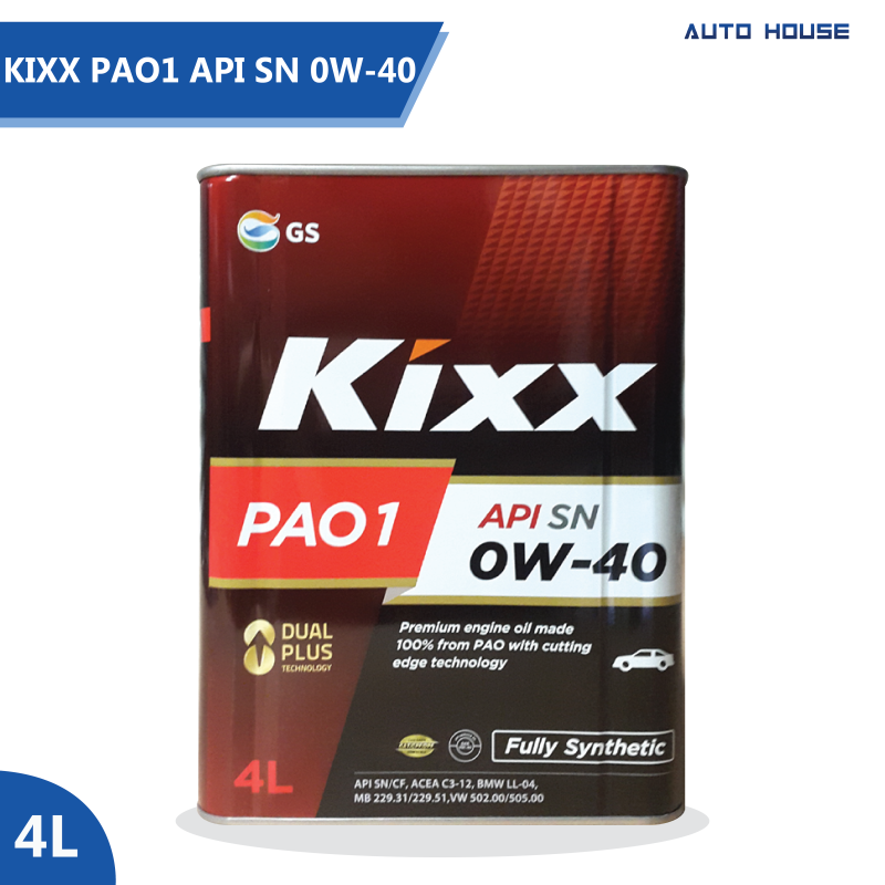 Kixx Pao1 SN/CF 0W-40 4L