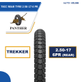 Panther 70 CC - Motorcycle Tyre & Tube Set  Trekker 2.50-17 (Rear) 6 PR