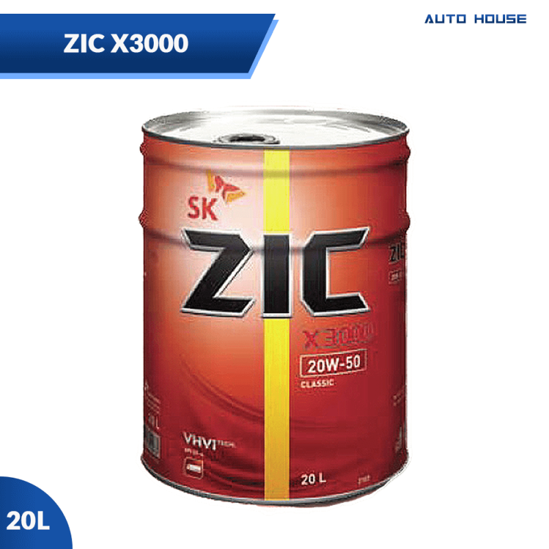 ZIC X3000 CF4 20W-50 20L
